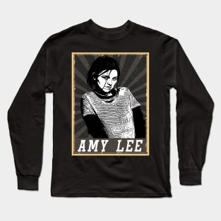 80s Style Amy Lee Long Sleeve T-Shirt